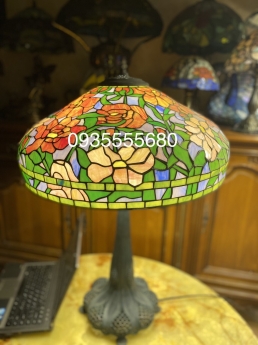 Giao lưu em đèn hoa mẫu đơn tiffany loại đại