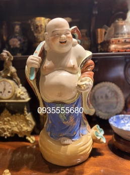 Giao lưu cụ thần tài hàng vẽ tay thịn