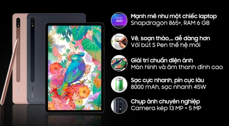 Samsung Galaxy Tab S7 Giá rẻ, có trả góp