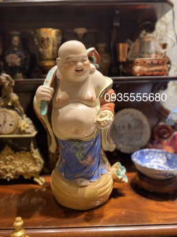 Giao lưu cụ thần tài hàng vẽ tay thịn