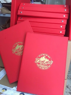 Cung cấp bìa menu da nhà hàng, khách sạn, quán ăn, quán hát, spa