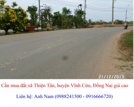 Cần mua đất xã Thiện Tân, đường DT768, Thiện Tân, Tân Hiền, Xóm Gò, Xóm Rẫy giá cao