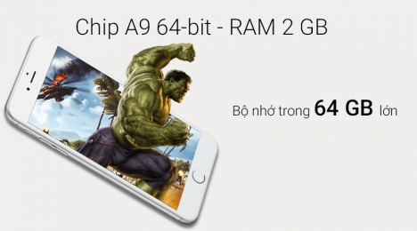 Trả trước 0đ lấy ngay iPhone 6s plus 64gb