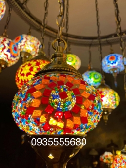 Giao lưu bộ chùm hàng kính màu đa sắc