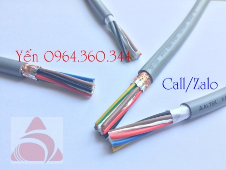 dây cáp điện có màn chắn chống nhiễu 12 core x 1.5mm Altek Kabel