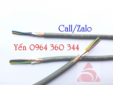 dây cáp điện có màn chắn chống nhiễu 12 core x 1.5mm Altek Kabel