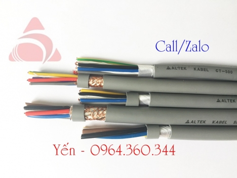 dây cáp điện có màn chắn chống nhiễu 12 core x 1.5mm Altek Kabel