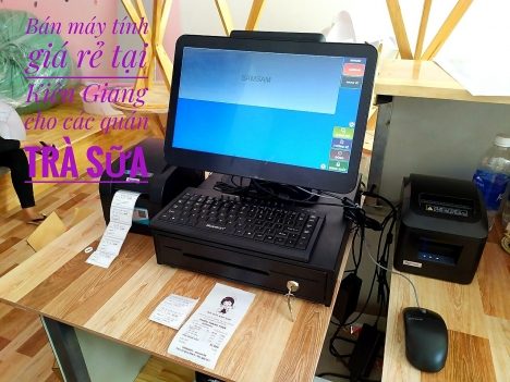 Nhận lắp đặt máy tính tiền cho quán trà sữa ở Nghệ An giá rẻ