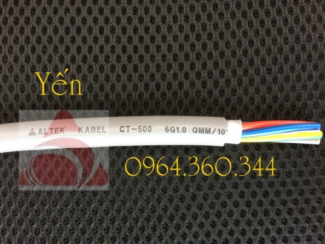 dây cáp điện có màn chắn chống nhiễu 12 core x 1.5mm Altek Kabel