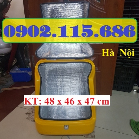 Thùng chở chất thải y tế nguy hại trên xe máy, thùng chở chất thải y tế lây nhiễm trên xe máy, thùng