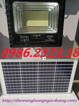 Đèn led pha năng lượng mặt trời,đèn nlmt 300w, điện năng lượng mặt trời