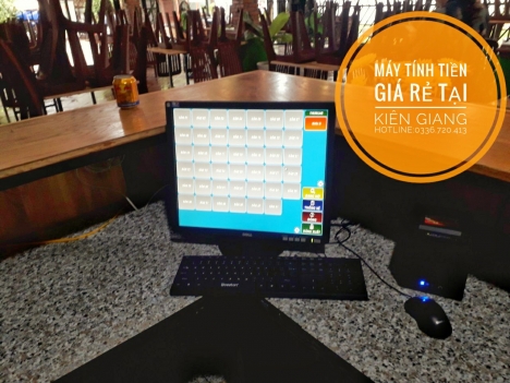 Bán máy tính tiền cho các quán cơm cà ri tại Vĩnh Long