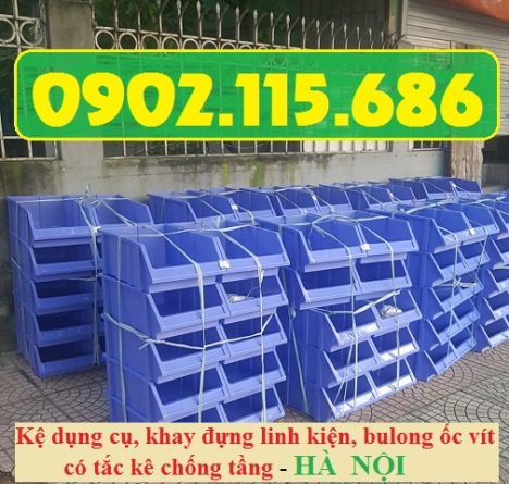 Ke dung cu, khay linh kien xep tang, khay dung bulong oc vit, khay linh kien chong tang, hop dung bu