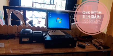 Combo máy tính tiền ở An Giang cho tiệm trà chanh