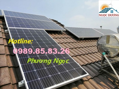 Combo điện hòa lưới 7.35kW 3 pha, lắp đặt hệ thống điện năng lượng mặt trời mái nhà