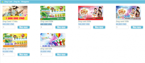 Mách game thủ nước ngoài mua thẻ Zing giá rẻ