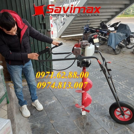 Khung máy khoan đất có giá đỡ đời mới SAVIMAX