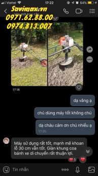 Khung máy khoan đất có giá đỡ đời mới SAVIMAX