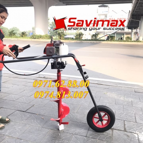Khung máy khoan đất có giá đỡ đời mới SAVIMAX