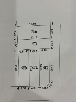 bán 52m2 đất nguyên khê gần đường võ nguyên giáp đường 4.5m