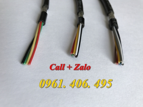 Cáp tín hiệu chống nhiễu/ bọc lưới tiết diện 0.22 mm2; 2, 4, 6, 8 lõi