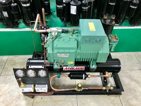 Lắp đặt, lên cụm Bitzer 5 HP 4DES-5 tận nơi, bảo hành lên đến 12 tháng