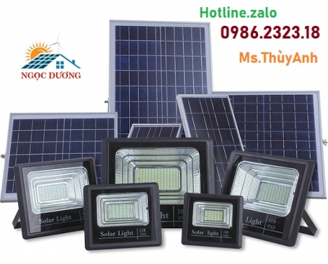 Đèn năng lượng mặt trời, Đèn chiếu sáng năng lượng mặt trời, đèn led pha năng lượng mặt trời