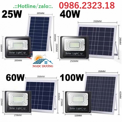 Đèn năng lượng mặt trời, Đèn chiếu sáng năng lượng mặt trời, đèn led pha năng lượng mặt trời