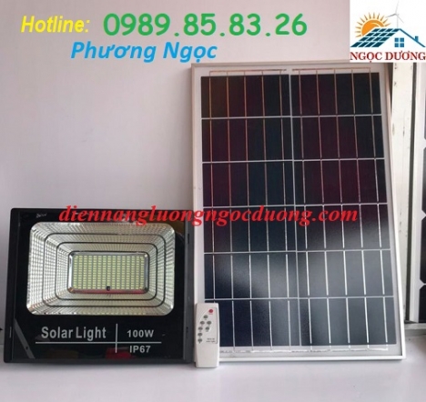 Đèn LED pha sử dụng năng lượng mặt trời, đèn led chiếu sáng năng lượng mặt trời