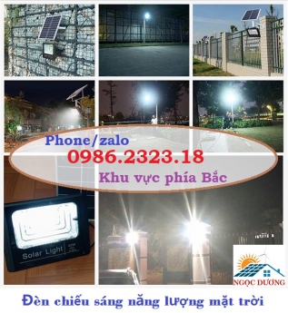 Đèn năng lượng mặt trời, Đèn chiếu sáng năng lượng mặt trời, đèn led pha năng lượng mặt trời
