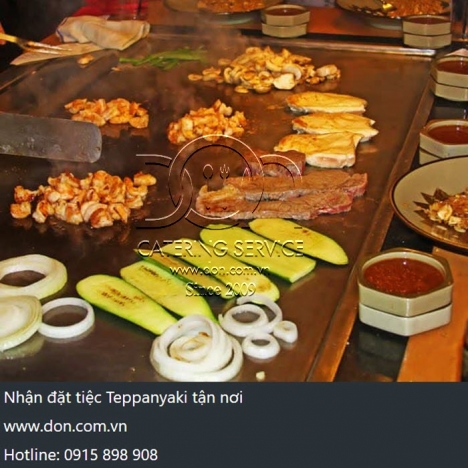 Nhận đặt tiệc Teppanyaki tại nhà Hotline 0915 898 908