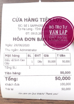 Cung cấp Giấy in hóa đơn nhiệt k80 tại Hậu Giang giá rẻ