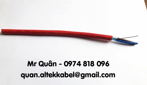 Cáp chống cháy chống nhiễu 2 lõi – Altek Kabel