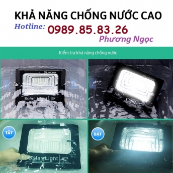Ứng dụng đèn LED pha năng lượng mặt trời, đèn năng lượng mặt trời lắp ở đâu﻿