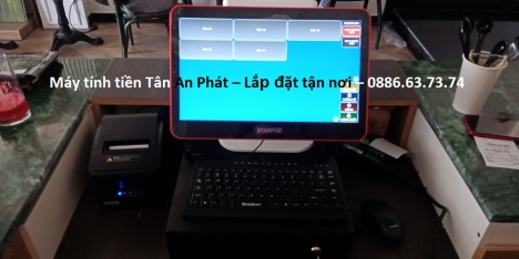 Lắp đặt trọn bộ máy tính tiền tại Huế cho quán cà phê