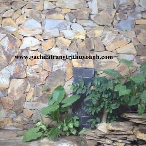 Đá chẻ tự nhiên, đá rối, đá chẻ bao vàng, đá chẻ bao xanh