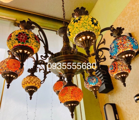 Giao lưu vài bộ đèn chùm hàng màu đẹp
