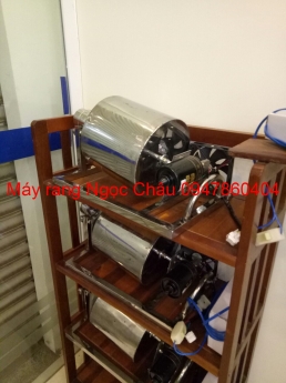 Máy rang hạt dẻ, máy rang ngũ cốc Ngọc Châu