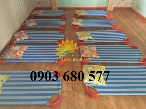 Cung cấp giường ngủ lưới mầm non dành cho trẻ em giá SỐC