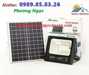 ﻿Đèn led chiếu sáng 60W sử dụng năng lượng mặt trời, đèn mặt trời 60W
