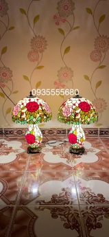 Còn duy nhất 1 đôi tiffany hoa hồng dk 30cm