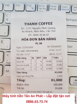 Phần mềm tính tiền giá rẻ Bình Định cho quán cà phê