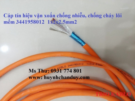 Cáp tín hiệu chống cháy, chống nhiễu Trio kablo