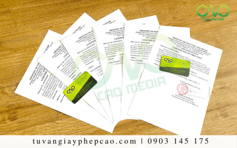 Thủ tục xin giấy phép lưu hành tự do CFS mới nhất 2021