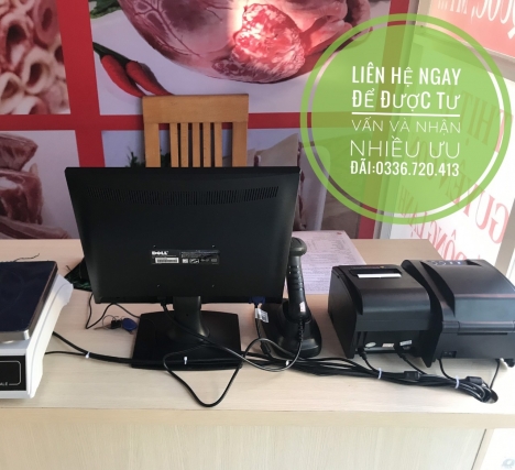 Combo máy tính tiền giá rẻ tại Hà nội cho tiệm thực phẩm sạch