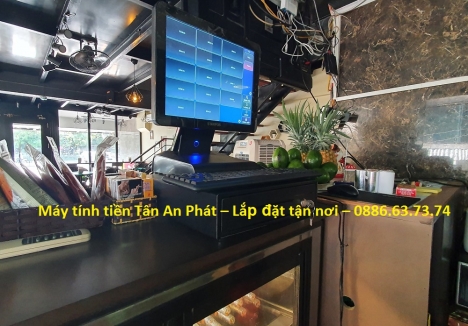 Lắp đặt trọn bộ máy tính tiền tại Long An cho quán cà phê