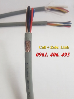 Cáp điều khiển, tín hiệu chống nhiễu 25 sợi, tiết diện: 0.5, 0.75, 1.0, 1.5 mm2