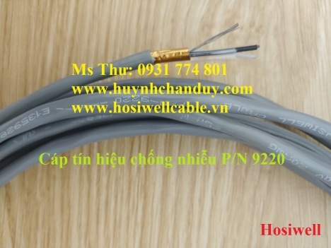 Cáp tín hiệu chậm cháy Hosiwell - Thái Lan