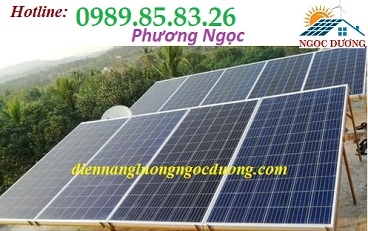 Hệ thống điện mặt trời hòa lưới công suất 3KW, combo nối lưới điện mặt trời