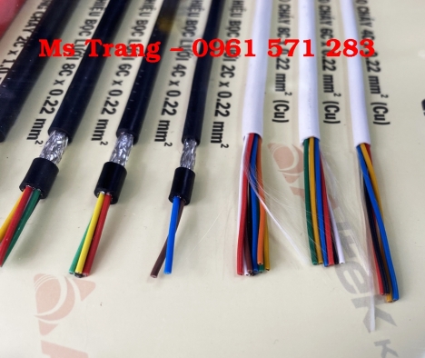 Cáp báo cháy 4x0,22 6x0,22 8x0,22 giá đại lý tại Hà Nội